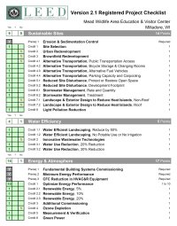 LEED Checklist - Part 1