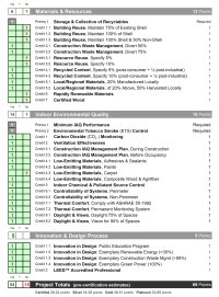 LEED Checklist - part 2