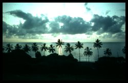 Sunrise over Indian Ocean, Maputo, Mozambique, Africa